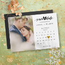 Recherche de calendar wedding save the dates Élégant