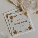Recherche de boho bridal shower serviettes Rétro