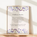 Suche nach lila wildblumen poster Blumig