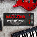 Recherche de rockstar anniversaire invitations Rocker