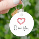 Recherche de coeurs de saint valentin porteclés Je t'aime