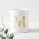 Recherche de or et blanc tasses Pour lui
