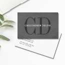 Suche nach monogramm standard visitenkarten Beruflich