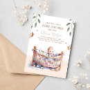 Recherche de bassinet baby shower invitations Bohémien