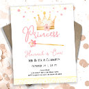 Recherche de princess 1ans anniversaire invitations Couronne