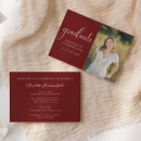Recherche de burgundy graduation invitations Lycée
