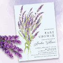 Recherche de lavender baby shower invitations Lavande