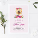 Recherche de golden retriever invitations Aquarelle