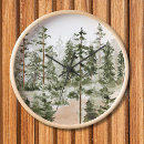 Recherche de vert forêt horloges Aquarelle