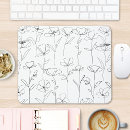 Suche nach weiße wildblumen mousepads Für sie