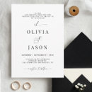 Recherche de styliste invitations Noir et blanc