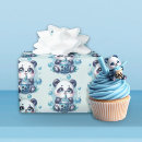 Recherche de ours kawaii papier cadeau Bleu