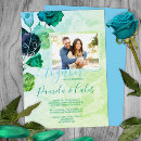Recherche de rose et bleu turquoise invitations Toute personne