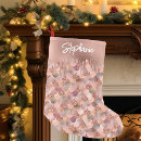 Recherche de or chaussette de noël Rose doré