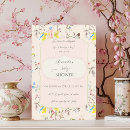 Recherche de style asiatique invitations Vintage