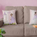Recherche de princesse mignonne coussins Violet