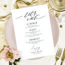 Recherche de de menu chic mariage menus Élégant