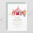 Recherche de circus baby shower invitations Carnaval