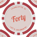 Suche nach 40 geburtstag poker chips Vierzig