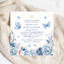Recherche de papillon baby shower invitations Élégant