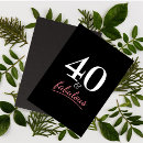 Recherche de 40 ans anniversaire cartes Quarante et fabuleux