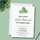Recherche de irish anniversaire invitations Shamrock chanceux