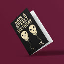 Recherche de goth vœux cartes Noir et blanc