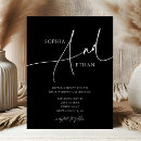 Recherche de moody mariage invitations Noir