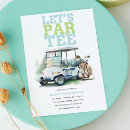 Recherche de golfer invitations Moderne
