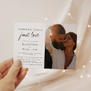 Recherche de boho elopement reception invitations Nous avons fui