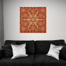 Recherche de mandalas posters Mur de mandala