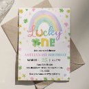 Recherche de trèfle chanceux invitations Aquarelle