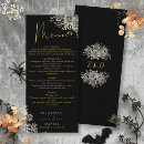 Recherche de menu de halloween menus Noir et or