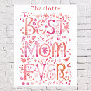 Recherche de lettre florale posters Pour elle