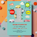 Recherche de klaxons invitations Boy