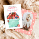 Suche nach erdbeergeburtstag einladungen Erdbeereinladung