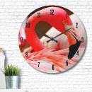 Suche nach niedlicher flamingo wanduhren Mädchenhaft
