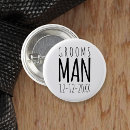 Recherche de mariage noir et blanc badges Fête de célibataire