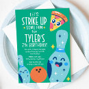 Recherche de rétro bowling invitations D'anniversaire