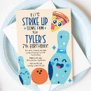 Recherche de partie de bowling invitations D'anniversaire