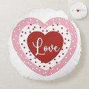 Recherche de valentines day throw coussins Coeur