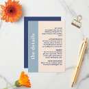 Recherche de orange et bleu invitations Simple