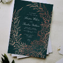 Recherche de cuivre mariage invitations Classique