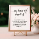 Recherche de de faveur de mariage posters Élégant