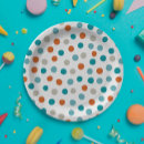 Recherche de turquoise assiettes en papier Motif