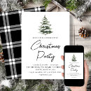 Recherche de pays noël invitations Noir et blanc