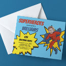 Recherche de super héros anniversaire invitations Garçons