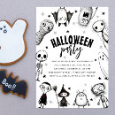 Recherche de noir halloween invitations Pour enfants