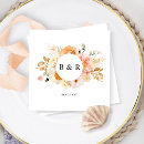 Recherche de pêche mariage serviettes Élégant