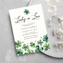 Recherche de st patricks day bridal shower invitations Shamrock